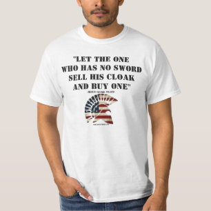 Camiseta Deixe que aquele que não tem espada