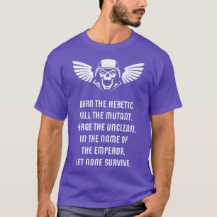 Camiseta Deixe que ninguém sobreviva com o Pintor das Minia