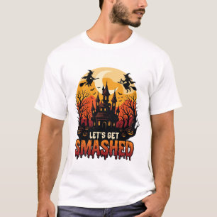 Camiseta Deixe-se Esmagar no Castelo Assombrado das Bruxas