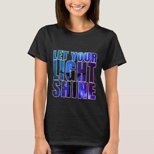 Camiseta DEIXE SEU LUZ brilhar (Frente)