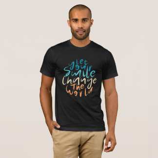 Camiseta Deixe seu sorriso mudar o mundo