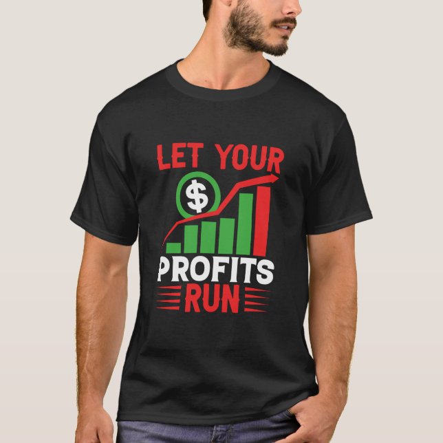 Camiseta Deixe seus lucros funcionarem (Frente)