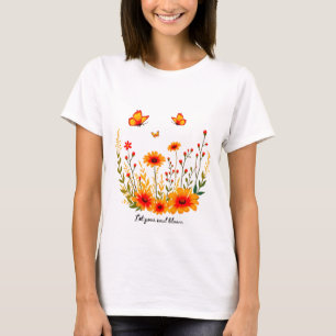 Camiseta Deixe Sua Alma Florescer