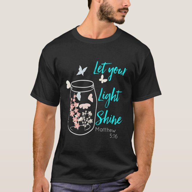 Camiseta Deixe sua borboleta brilhante brilhar (Frente)