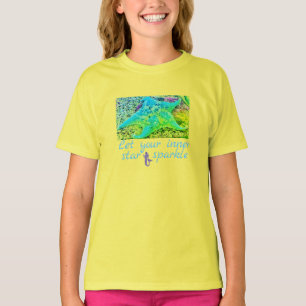 CAMISETA DEIXE SUA ESTRELA INTERNA ESPARAR - PESCA ESTRELA