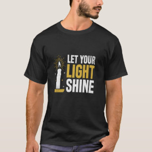 Camiseta Deixe Sua Luz Brilhar Vela Fabricante Cera