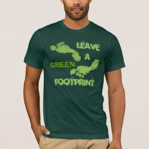 Camiseta Deixe uma pegada VERDE