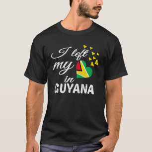 Camiseta Deixei Meu Coração Em Países Incríveis Da Guiana