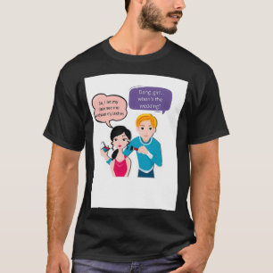 Camiseta Deixei meu encontro me ver sem minhas lascas