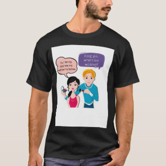 Camiseta Deixei meu encontro me ver sem minhas lascas