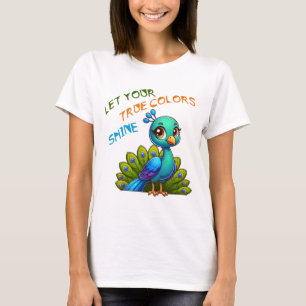 Camiseta Deixem as vossas verdadeiras cores brilharem a art