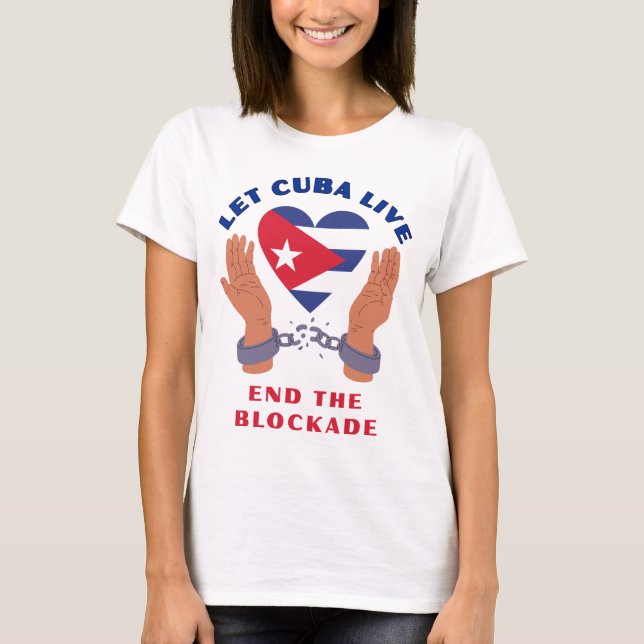 Camiseta Deixem Cuba Viver (Frente)