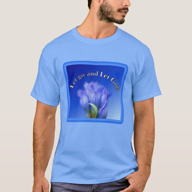 Camiseta Deixem Deus acusar-me de uma citação inspiracional (Frente)