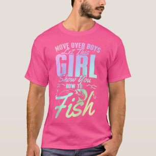 Camiseta Deixem Essa Garota Te Mostrar Como Pescar