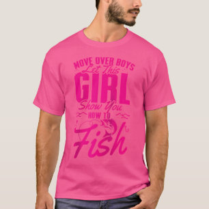 Camiseta Deixem Essa Garota Te Mostrar Como Pescar