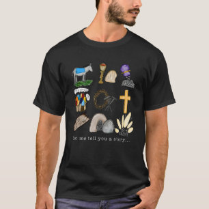 Camiseta Deixem-Me Dizer-Vos Uma História Que Jesus Atraves