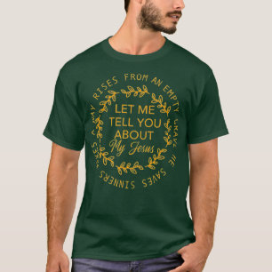 Camiseta Deixem-Me Falar Sobre Meu Jesus Cristo Cristãos
