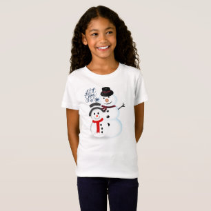 Camiseta Deixem-na Neve, Feriados de Natal Bonitos.