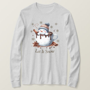 Camiseta Deixem-Na Neve Longa Sleeve T-Shirt