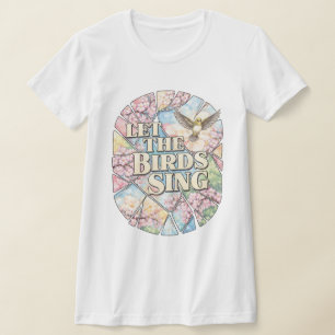 Camiseta Deixem os Pássaros Cantar — Kaleidoscópio de Prima
