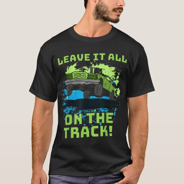 Camiseta Deixem Tudo Na Faixa Da Demolição Do Carro. (Frente)