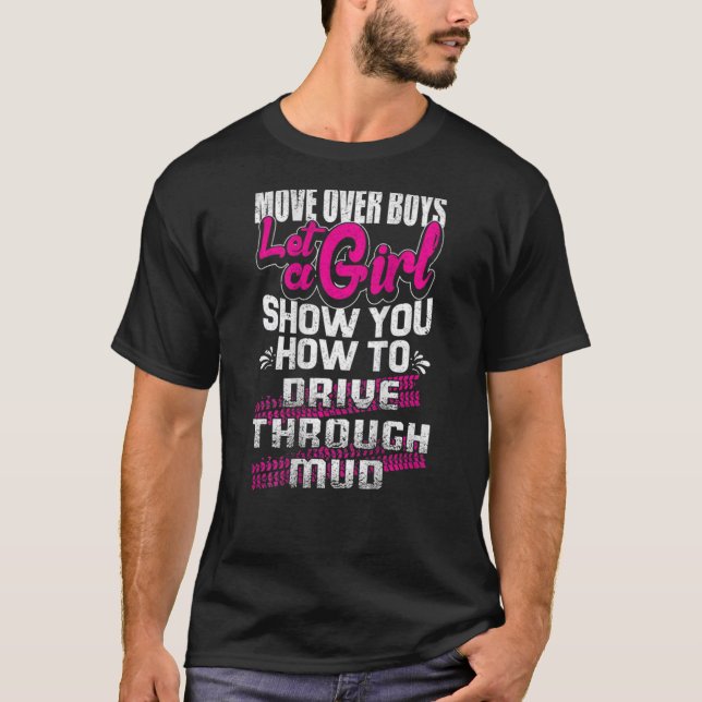 Camiseta Deixem Uma Garota Te Mostrar Como Dirigir (Frente)