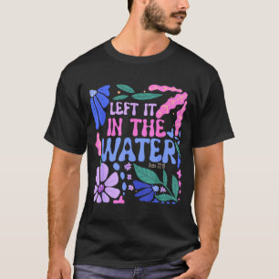 Camiseta Deixou na Água Batismo Cristão Batizado Bo