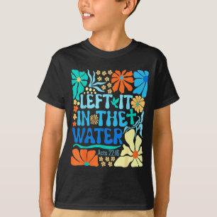 Camiseta Deixou na Água Vintage Boho Batizado Christi