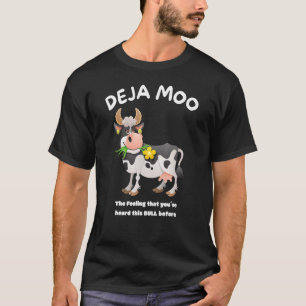 Camiseta Deja Moo Farmer Farmers Oferece Vaca