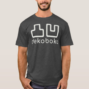 Camiseta Dekoboko Japonês para desevenroughs, Kanji, Japão