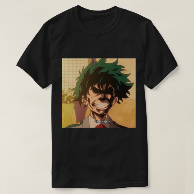 Camiseta Deku - Eat this  (Frente do Design)