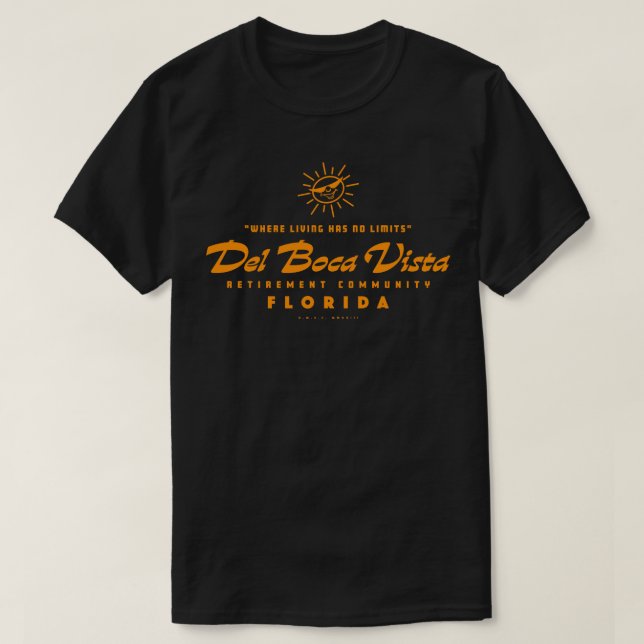 Camiseta Del Boca Vista Orange (Frente do Design)