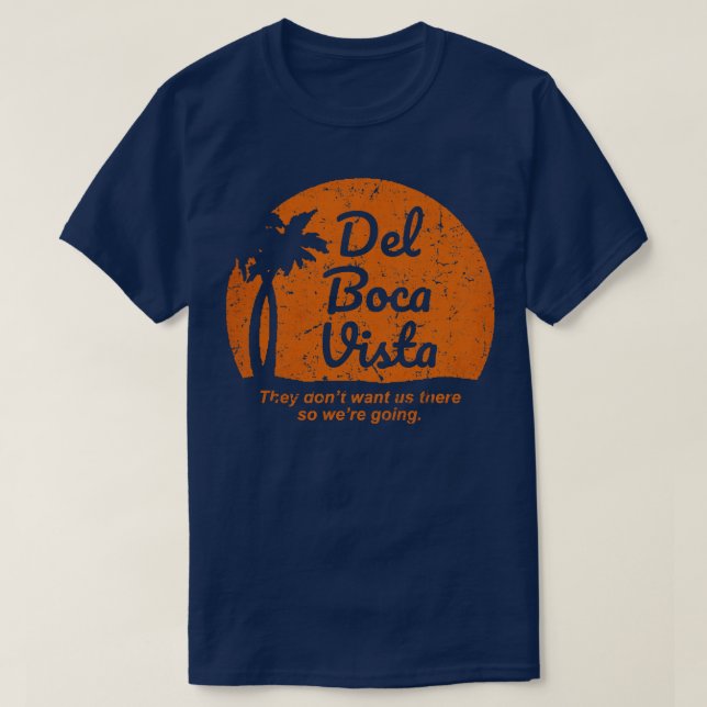 Camiseta Del Boca Vista Vintage TSirt (Frente do Design)