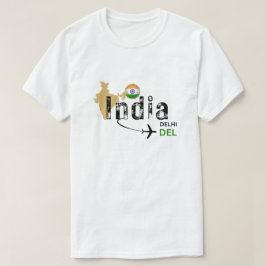 Camiseta DEL Delhi Airport Code T Shirt