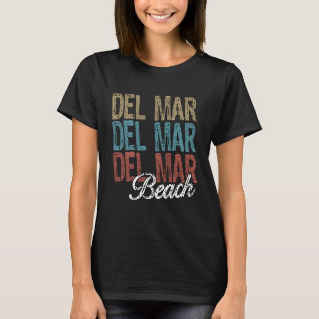 Camiseta DEL MAR BEACH PRACH 3 palmeiras (Frente)