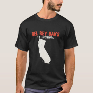Camiseta Del Rey Oaks California EUA State America Viagem C