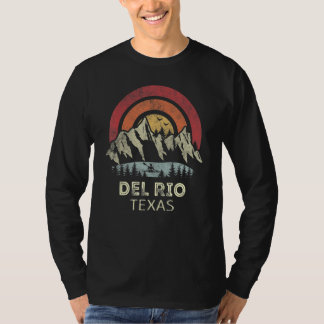 Camiseta Del Rio Texas Mountain Sunset Sunrise Kayaking