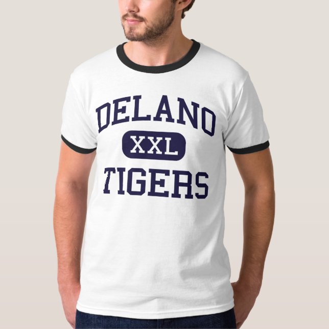Camiseta Delano - tigres - segundo grau - Delano Califórnia (Frente)