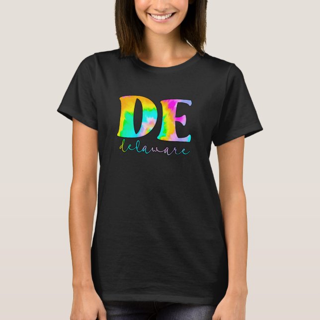 Camiseta Delaware De Tie Dye (Frente)