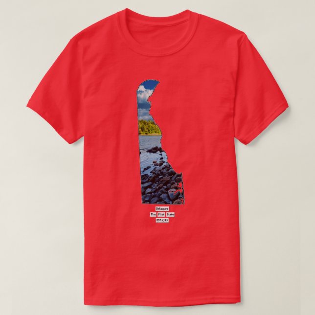 Camiseta Delaware EUA (Frente do Design)