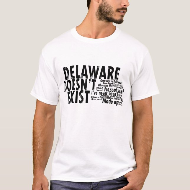 Camiseta Delaware não existe (Frente)