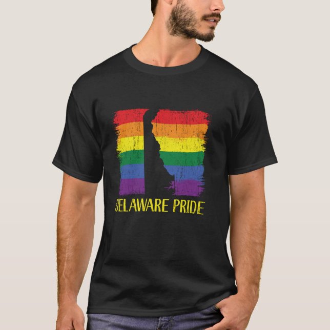 Camiseta Delaware Pride Delawareans EUA América Estados Uni (Frente)