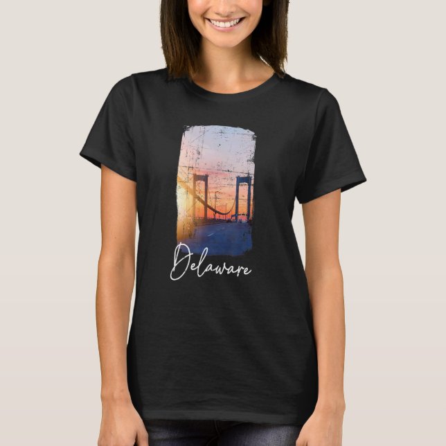 Camiseta Delaware  Turismo de Delaware  Delaware (Frente)