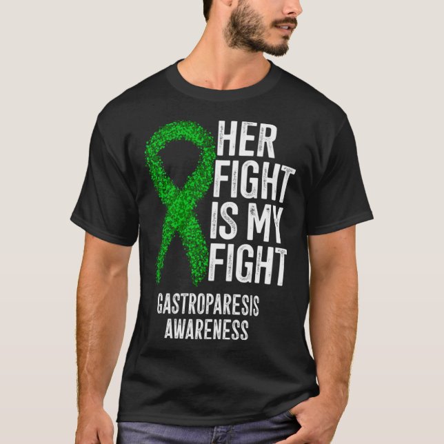 Camiseta Delayed Gastric Emptying Her Fight Is My Fight Gas (Frente)