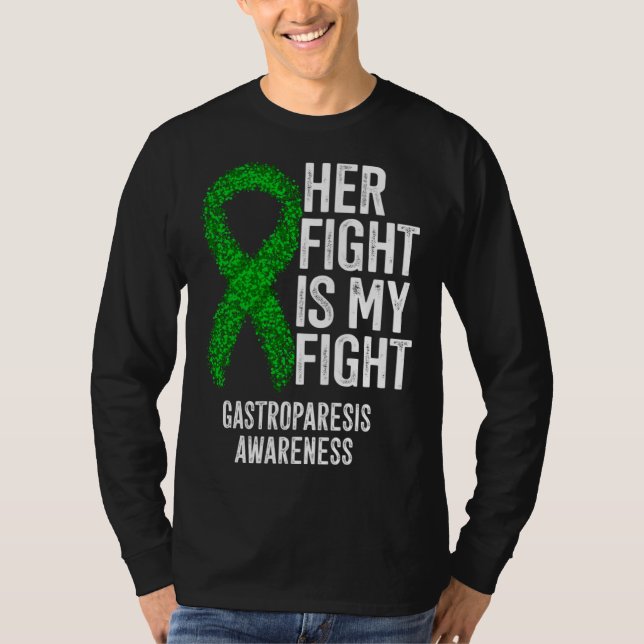 Camiseta Delayed Gastric Emptying Her Fight Is My Fight Gas (Frente)