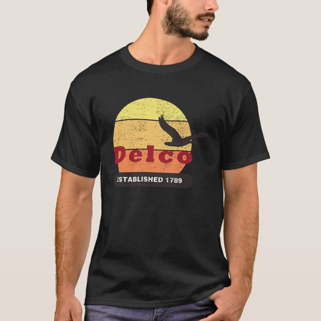 Camiseta Delco Est 1789 Gansos Em Desconforto (Frente)