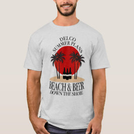 Camiseta Delco Summer planeja Praia e Cerveja na praia