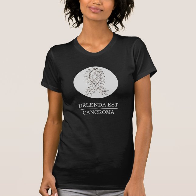 Camiseta Delenda Est Cancroma (Frente)