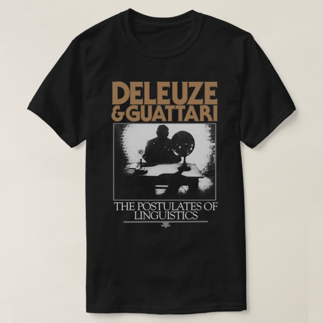 Camiseta Deleuze e Guattari mil Plateaus (Frente do Design)