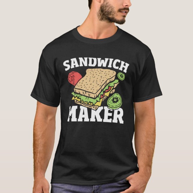 Camiseta Deli Sandwich Making   Sammich Maker Sandwich Make (Frente)